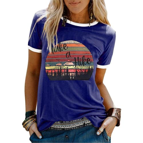 Women Take A Hike Hiking Nature Camping Gifts T-Shirt