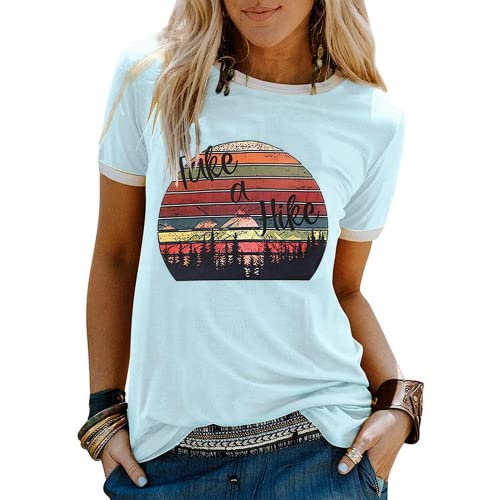 Women Take A Hike Hiking Nature Camping Gifts T-Shirt