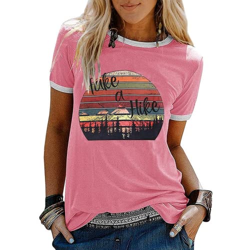 Women Take A Hike Hiking Nature Camping Gifts T-Shirt