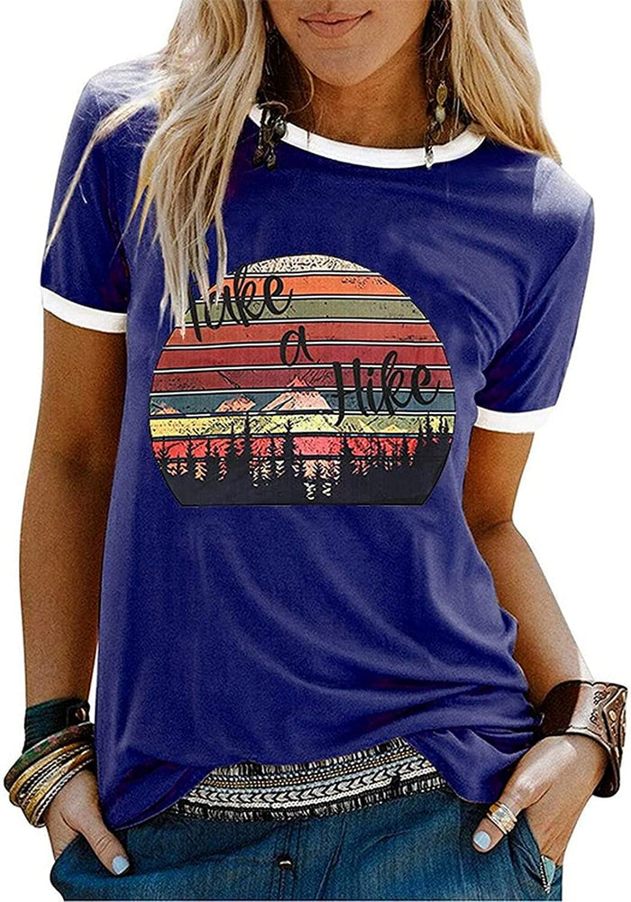 Women Take A Hike Hiking Nature Camping Gifts T-Shirt