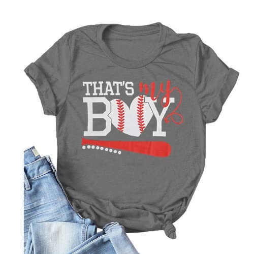 Women That's My Boy Baseball Graphic T-Shirt
