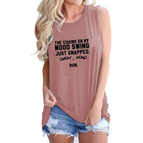 Women The Chains On My Mood Swing Just Snapped Run Shirt