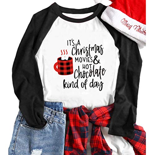 Women This is My Christmas Movie Watching T-Shirt (M, White)