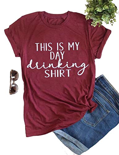 Women This is My Day Drinking T-Shirt Funny T-Shirt