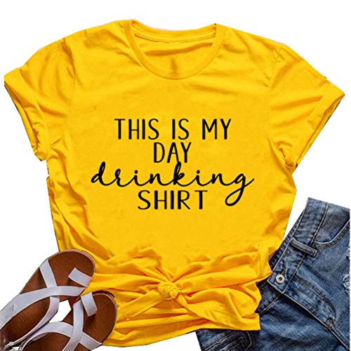 Women This is My Day Drinking T-Shirt Funny T-Shirt