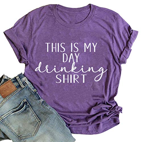 Women This is My Day Drinking T-Shirt Funny T-Shirt