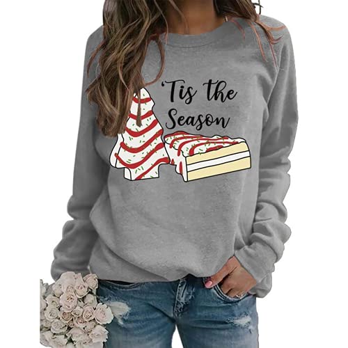 Women TitleTis The Season Christmas Tree Sweatshirt Sandwich Shirt