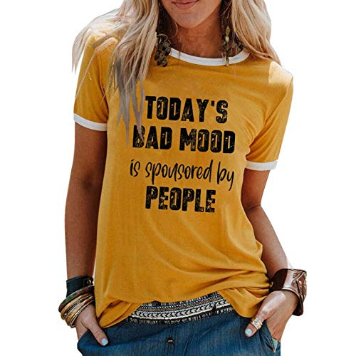 Women Today's Bad Mood is Sponsored by People T-Shirt