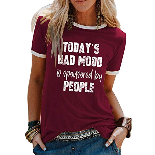 Women Today's Bad Mood is Sponsored by People T-Shirt