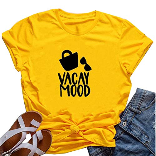 Women Vacay Mood Graphic T-Shirt