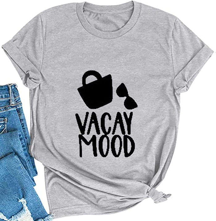 Women Vacay Mood Graphic T-Shirt
