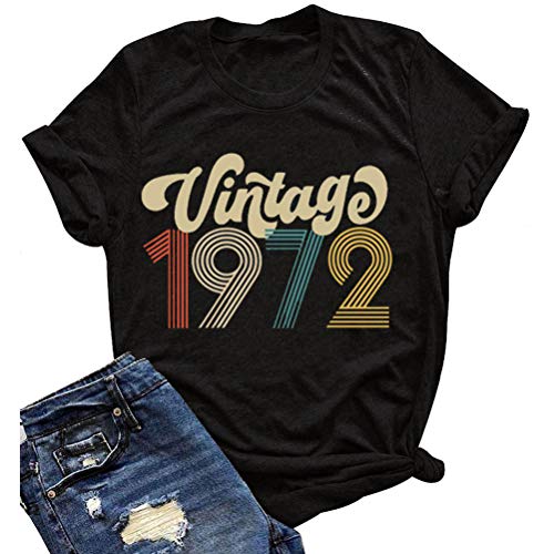 Women Vintage 1970s Vintage 1980s Vintage 1990s Birthday T-Shirt