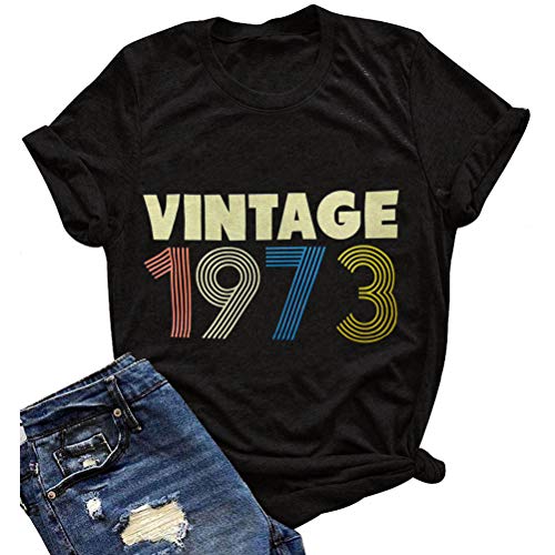 Women Vintage 1970s Vintage 1980s Vintage 1990s Birthday T-Shirt
