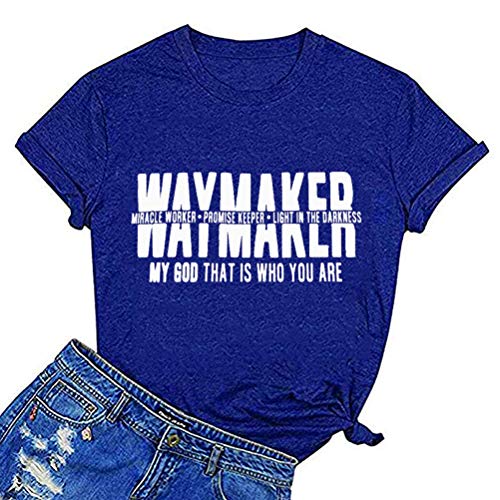 Women Way Maker Miracle Worker Promise Keeper T-Shirt Way Maker Shirt