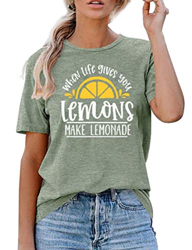 Women When Life Gives You Lemons T-Shirt Make Lemonade Shirt
