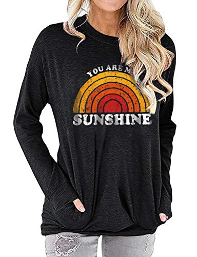 Women You are My Sunshine Blouse with Pockets