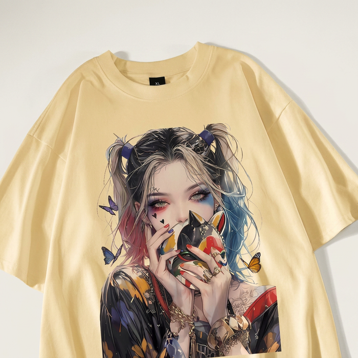 Women's Anime Graphic Tee Oversized T-Shirt | Parcel Theory Canada