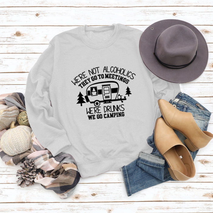 Women's Bottoming Long Sleeve Wholesale WE'RE NOT ALCOHOLICS Letter Sweater