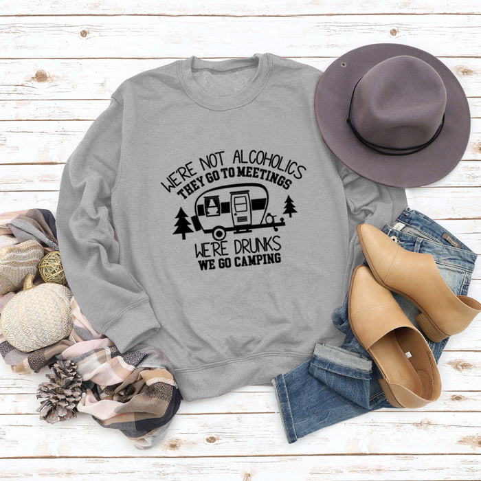 Grey sweater (black font) / S