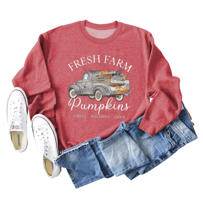 Red sweater (white color picture) / S
