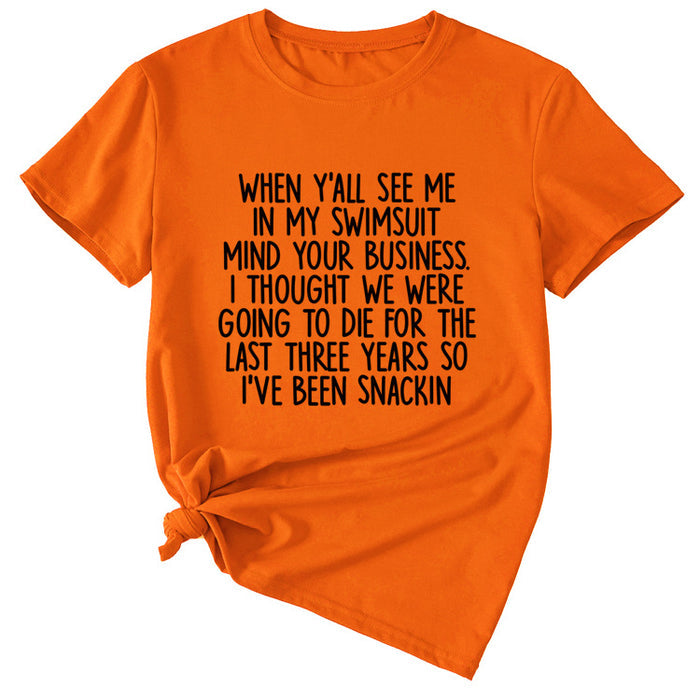 Orange (black font) / S