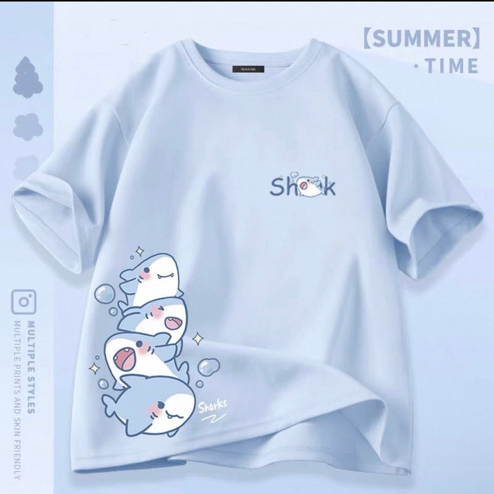 Women's Cute Cat Graphic Tees Canada | Kawaii Cotton Blend T-Shirts