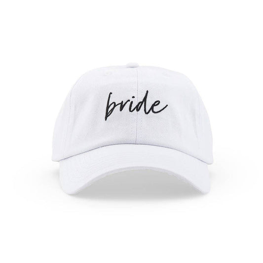 Women’s Embroidered Bachelorette Bride Script hat