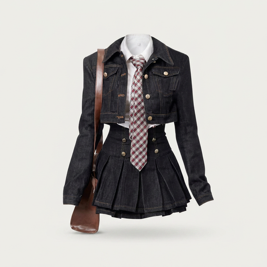 Women's French Pleated Skirt Set Canada | Parcel Theory
