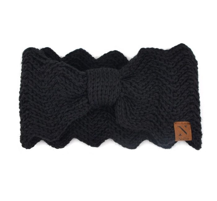 WOMENS KNOTTED KNIT HEADBAND