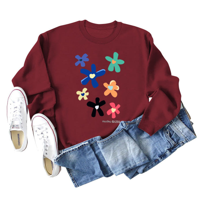Wine red sweater (white color picture) / S