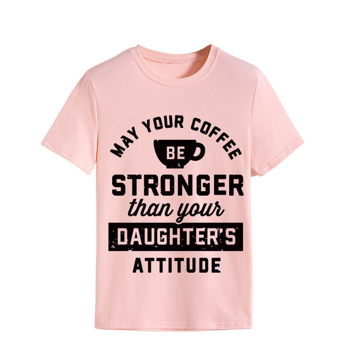 Pink (black font) / S