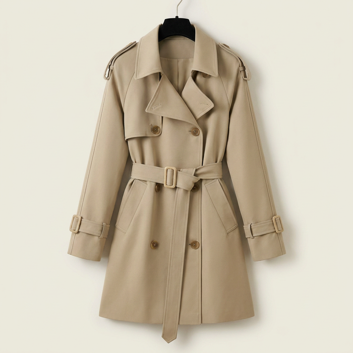 Women's Mid-Length Trench Coat Canada | Classic Style