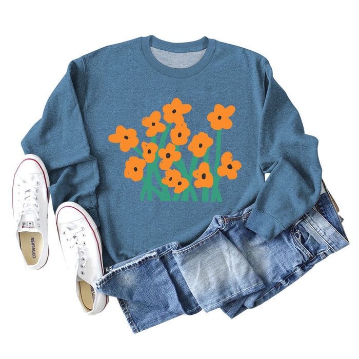 Blue sweater (color picture) / S