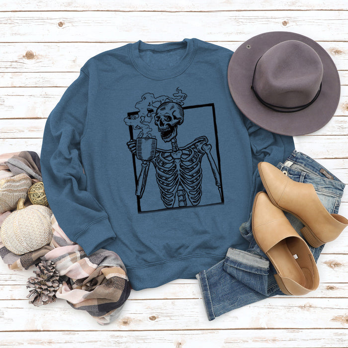 Blue sweater (black color picture) / S