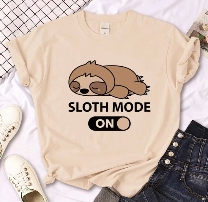 Women's Sloth Graphic Tee - Funny Sloth T-Shirts Canada | Parcel Theory