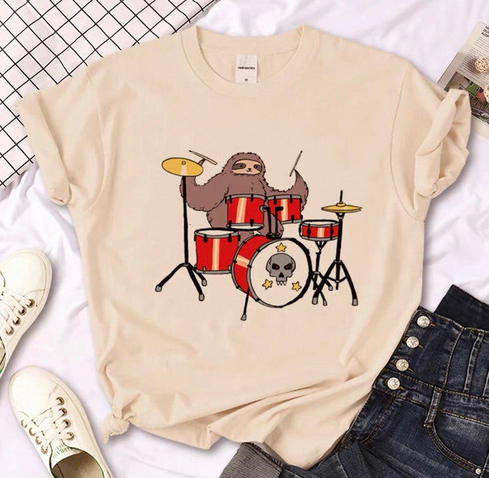 Women's Sloth Graphic Tee - Funny Sloth T-Shirts Canada | Parcel Theory