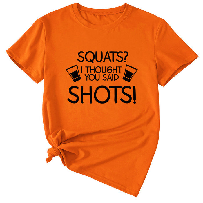 Orange (black font) / S