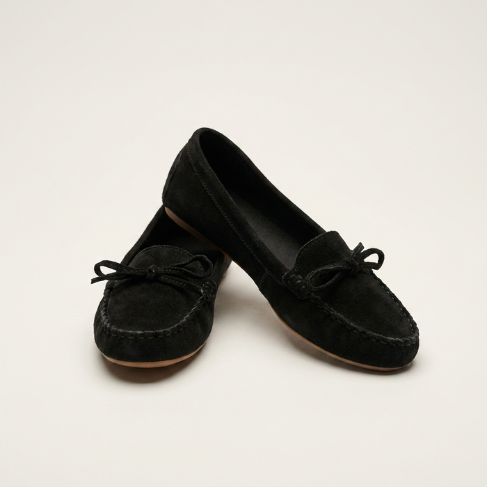 Women's Suede Moccasin Loafers Canada | Slip-On Flats