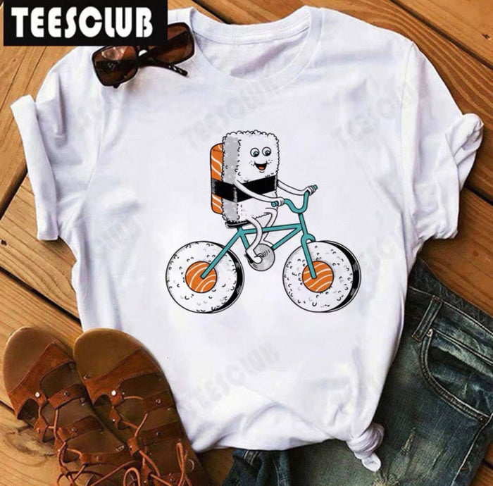 Women's Sushi Graphic Tee | Cute Kawaii T-Shirt Canada