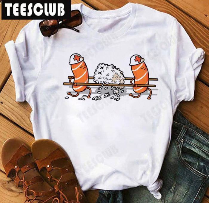 Women's Sushi Graphic Tee | Cute Kawaii T-Shirt Canada