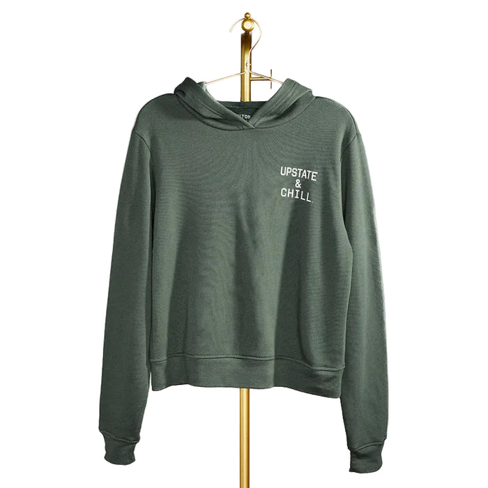 Women's The Heart: Upstate & Chill Hoodie - Military Green