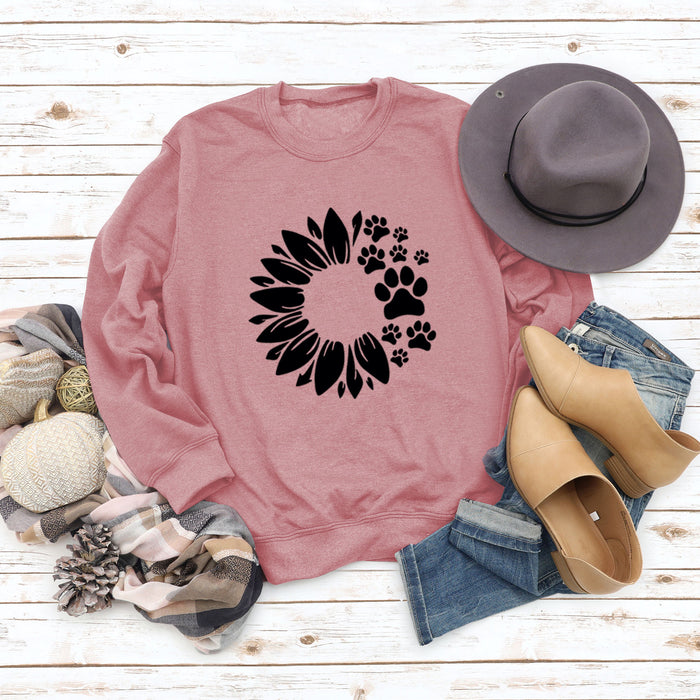 Rose gold sweater (black font) / S