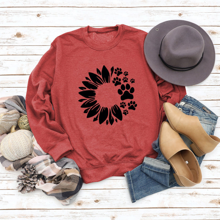 Red sweater (black font) / S