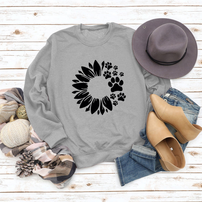 Grey sweater (black font) / S