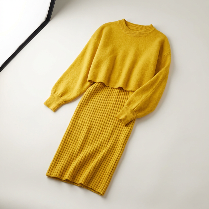 Women's Two-Piece Sweater & Knit Dress Set Canada | Parcel Theory