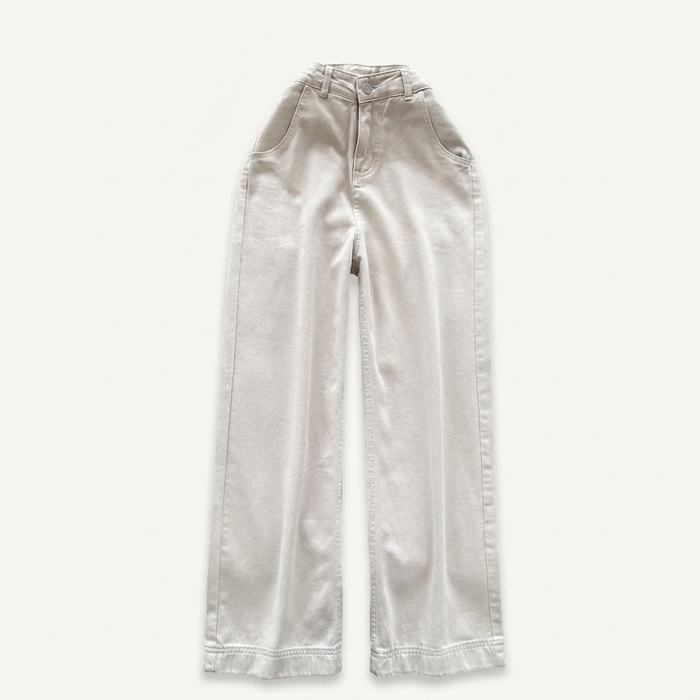Women's Vintage Washed High Waisted Wide Leg Jeans | Canada