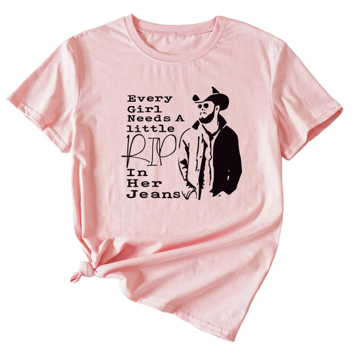 Pink (black font) / S