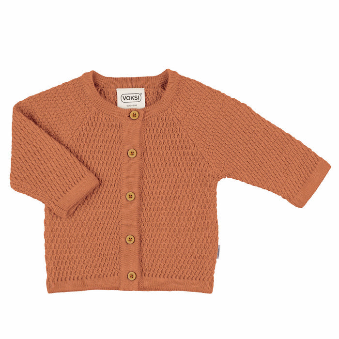 Wool Cardigan Honeycomb
