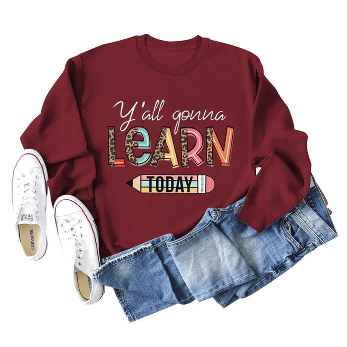 Wine red sweater (white color picture) / S