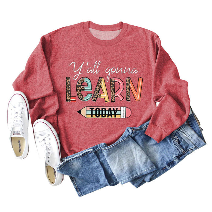 Red sweater (white color picture) / S